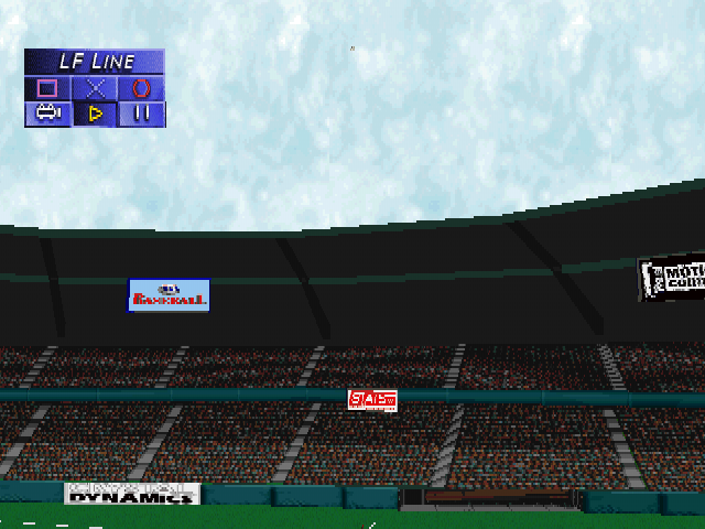3D Baseball (PlayStation) screenshot: Replay. LF Line.