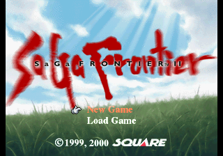 SaGa Frontier 2 (PlayStation) screenshot: Title screen