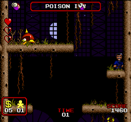 Screenshot of The Addams Family (Arcade, 1992) - MobyGames