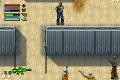Dead to Rights (Game Boy Advance) screenshot: This is going to hurt