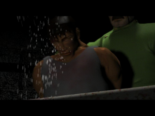 In Cold Blood (PlayStation) screenshot: Intro. Captured and tortured.