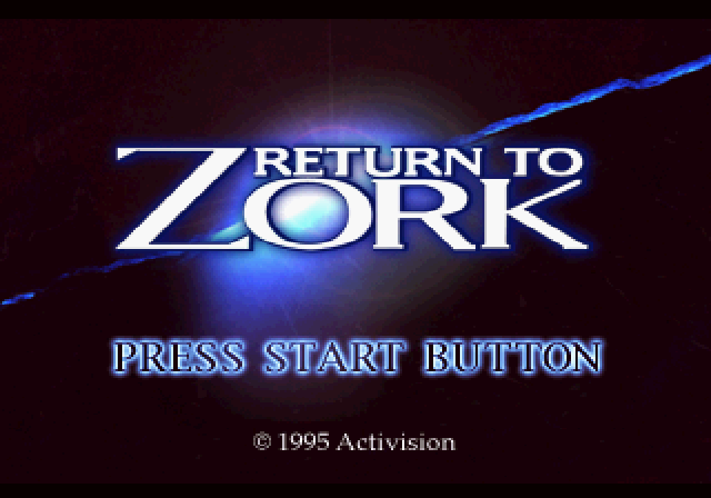 Return to Zork (SEGA Saturn) screenshot: Title screen