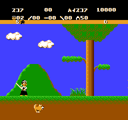 Musashi no Ken: Tadaima Shugyō Chū (NES) screenshot: Starting out