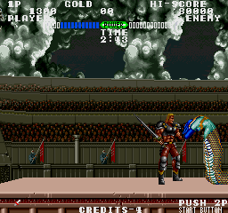 Hippodrome (Arcade) screenshot: Beat it.