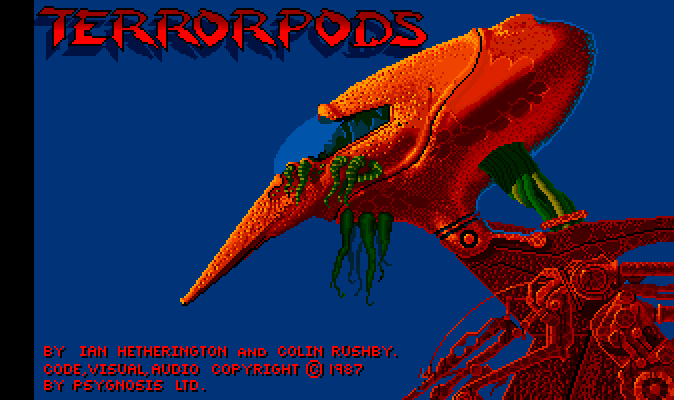 Terrorpods (Amiga) screenshot: Loading screen