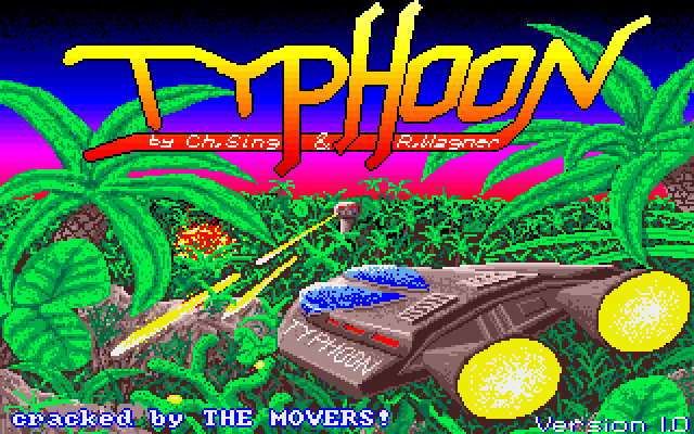 Typhoon (Amiga) screenshot: Title screen