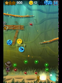 Coin Drop (Android) screenshot: The physics engine allow objects to move realistically when hit