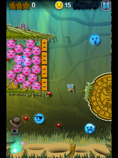 Coin Drop (Android) screenshot: Captured girl coins