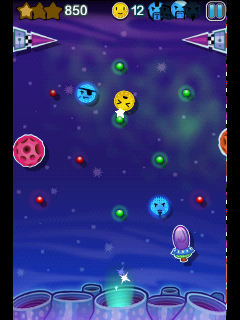 Coin Drop (Android) screenshot: First stage is sci-fi themed
