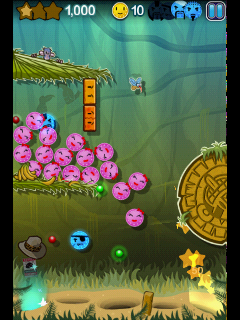 Coin Drop (Android) screenshot: Release them by knocking out a few bricks