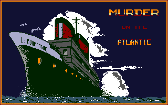 Murder on the Atlantic (Amiga) screenshot: Loading screen
