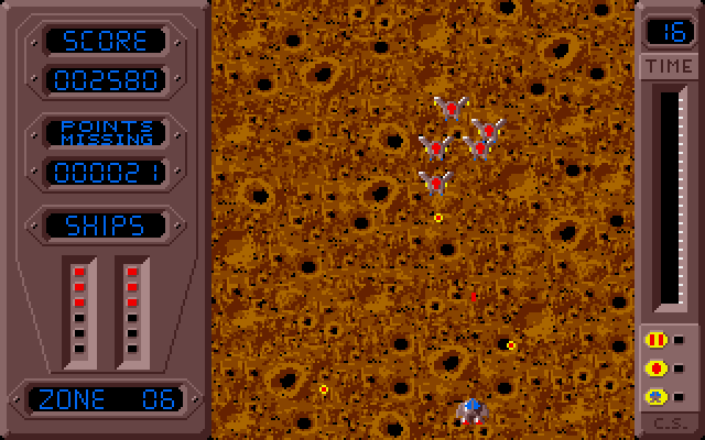 Typhoon (Amiga) screenshot: Zone 6