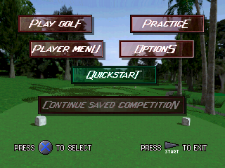 Screenshot of World Cup Golf: Hyatt Dorado Beach (PlayStation, 1994 ...