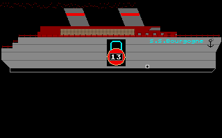 Murder on the Atlantic (Atari ST) screenshot: What's the combination?