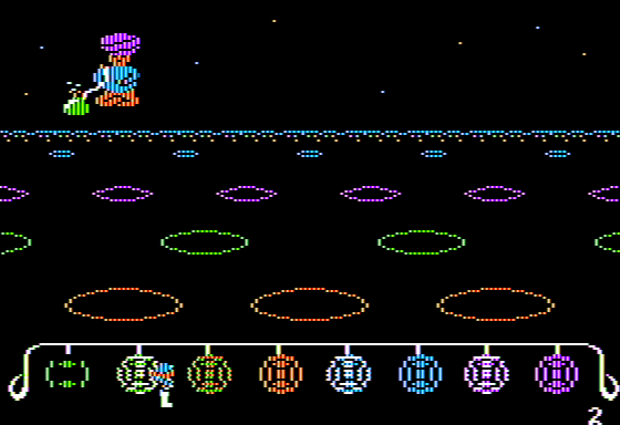 Master of the Lamps (Apple II) screenshot: The Genie
