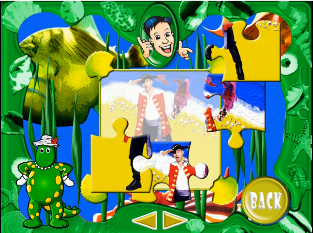 The Wiggles: Wiggle Bay (Windows) screenshot: Jeff's Jigsaw puzzles.