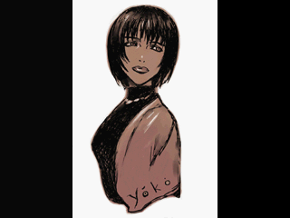 Tantei Jinguji Saburo: Early Collection (PlayStation) screenshot: Early Collection - Character art, Yoko Misono