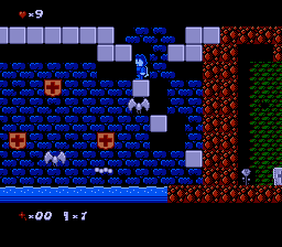 Screenshot of Sir Ababol (NES, 2010) - MobyGames