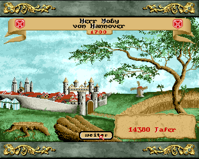Kaiser (Amiga) screenshot: Next turn