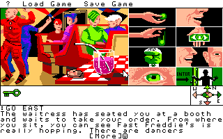 Tass Times in Tonetown (Apple IIgs) screenshot: Dancing people