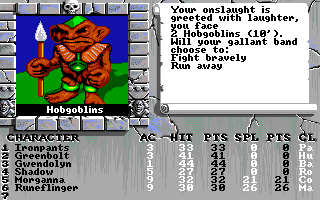 The Bard's Tale III: Thief of Fate (Amiga) screenshot: Hobgoblins