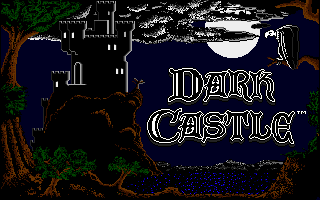 Dark Castle (Apple IIgs) screenshot: Title screen