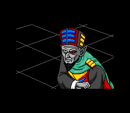Pachio-kun: Warau Uchū (TurboGrafx CD) screenshot: The evil-shmevil alien ruler