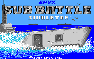 Sub Battle Simulator (Apple IIgs) screenshot: Loading screen
