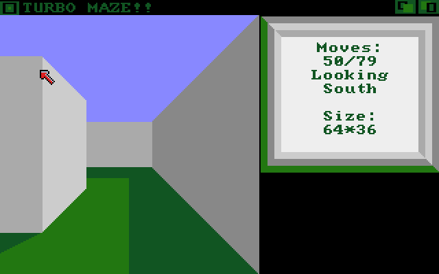 50 Great Games (Amiga) screenshot: Turbo Maze