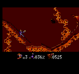 Earthworm Jim (SEGA Master System) screenshot: The "What the Heck!" level