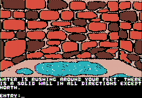 Dondra: A New Beginning (Apple II) screenshot: Behind one of the doors is this room