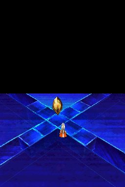 Final Fantasy III (Nintendo DS) screenshot: A dark crystal