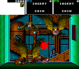 Beast Busters (Arcade) screenshot: Eagles