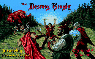 The Bard's Tale II: The Destiny Knight (Apple IIgs) screenshot: Loading screen