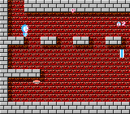Doraemon (NES) screenshot: A side-scrolling section