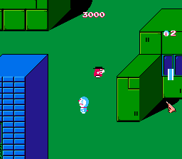 Doraemon (NES) screenshot: Enemy encounter