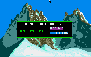 Final Assault (Apple IIgs) screenshot: Choose your route
