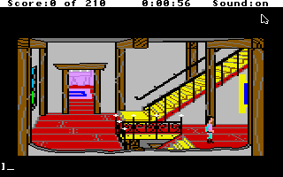 King's Quest III: To Heir is Human (Apple IIgs) screenshot: 2nd floor