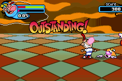 The Grim Adventures of Billy & Mandy (Game Boy Advance) screenshot: Outstanding!
