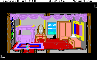 King's Quest III: To Heir is Human (Apple IIgs) screenshot: A ladies room