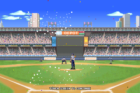 Derek Jeter Pro Baseball 2008 (Android) screenshot: Homerun