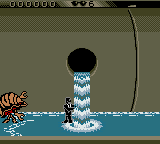 Men in Black: The Series (Game Boy Color) screenshot: Sewers.