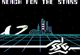 Reach for the Stars: The Conquest of the Galaxy (Apple II) screenshot: Loading screen