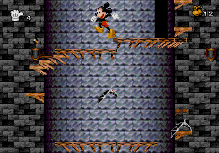 Mickey Mania (Genesis) screenshot: This part is not included in every version of the game.