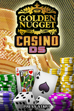 Golden Nugget Casino DS (Nintendo DS) screenshot: Title screen.