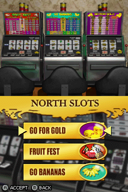 Golden Nugget Casino DS (Nintendo DS) screenshot: North Slots.
