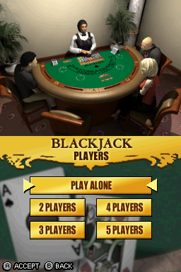 Golden Nugget Casino DS (Nintendo DS) screenshot: Blackjack - Players.
