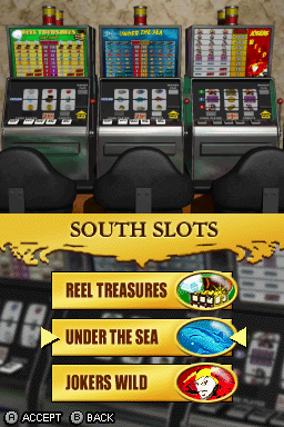 Golden Nugget Casino DS (Nintendo DS) screenshot: South Slots.