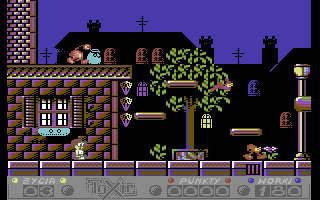 Toxic Adventure (Commodore 64) screenshot: Start up
