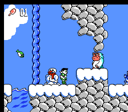 Hook (NES) screenshot: The abominable snowman